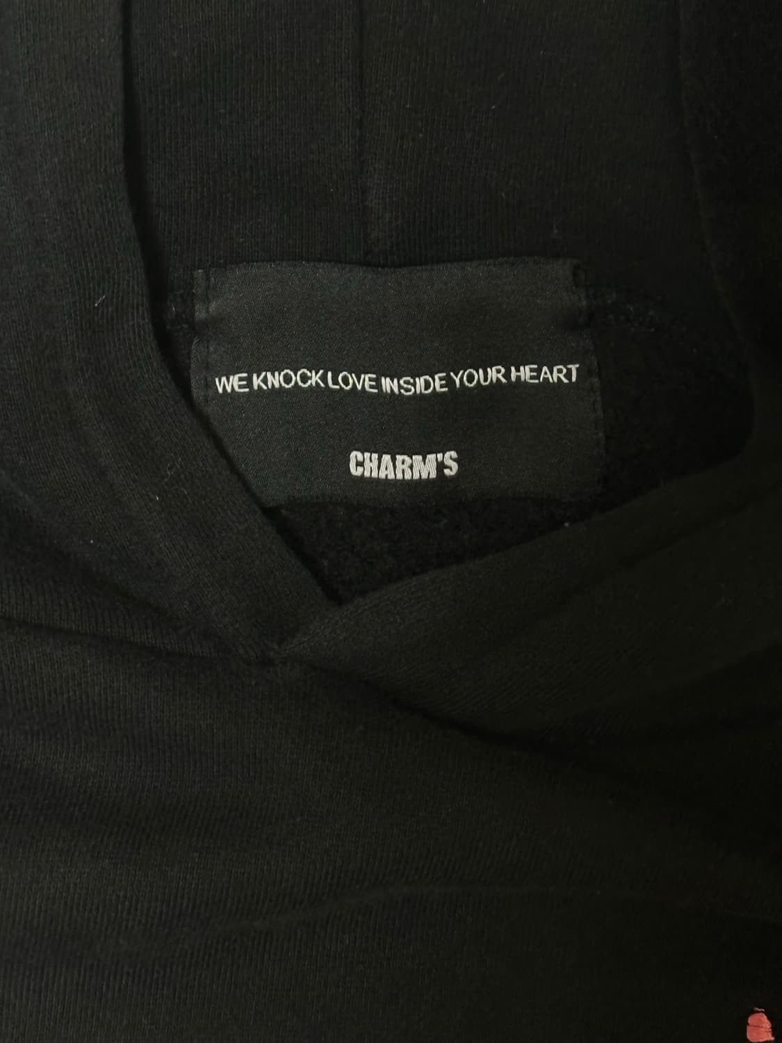 참스 핑크팬더 기모 후드티 블랙 상품이미지3