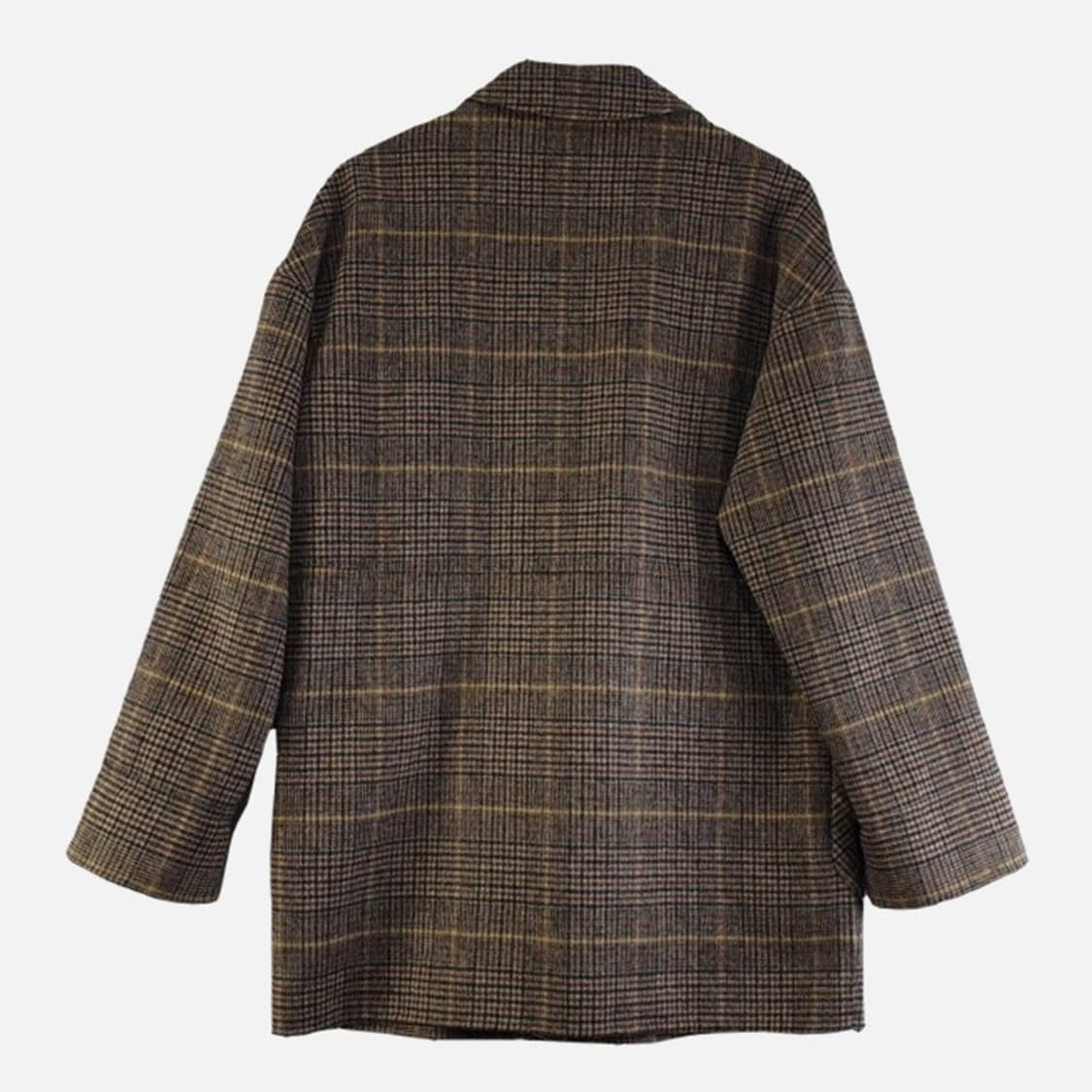 피그먼트 여성FREE 체크 핸메 코트 M5912 상품이미지2