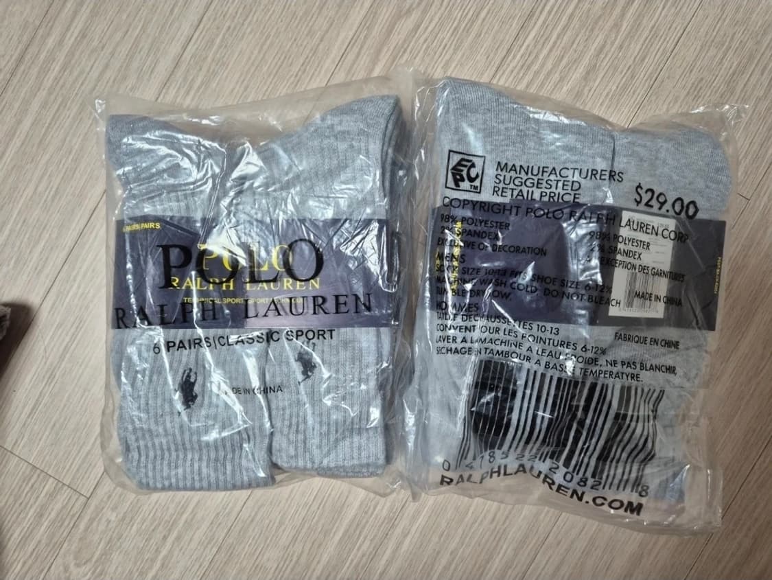 폴로 랄프로렌 스포츠 양말 새상품 상품이미지2