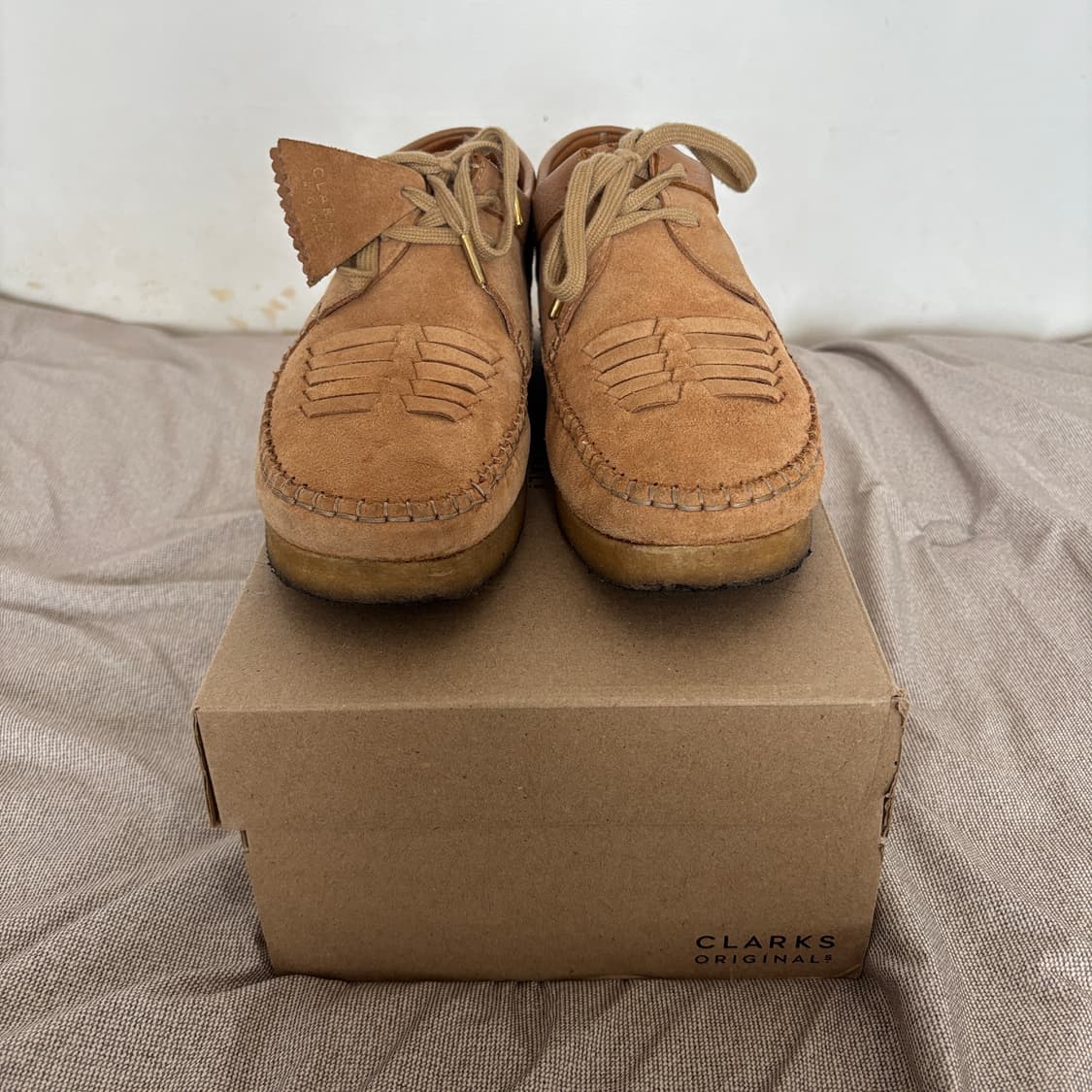 [EU43] 클락스 위버 웨프트 라이트 탠 스웨이드 상품이미지4