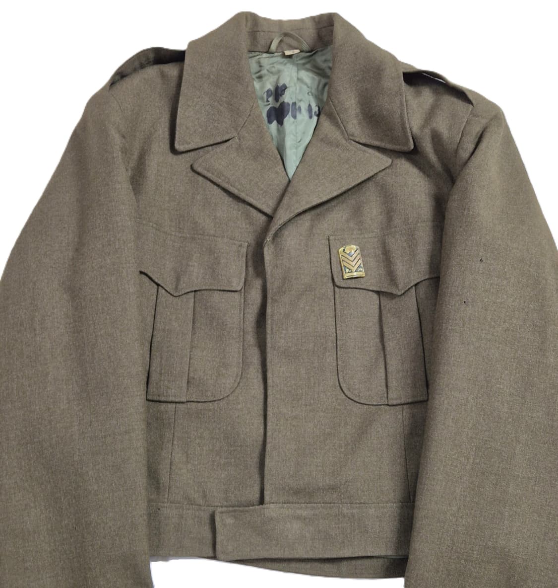 육군 구형 일등중사 미군 아이크 자켓 정복 전투복 상의 자켓 (L) 상품이미지6