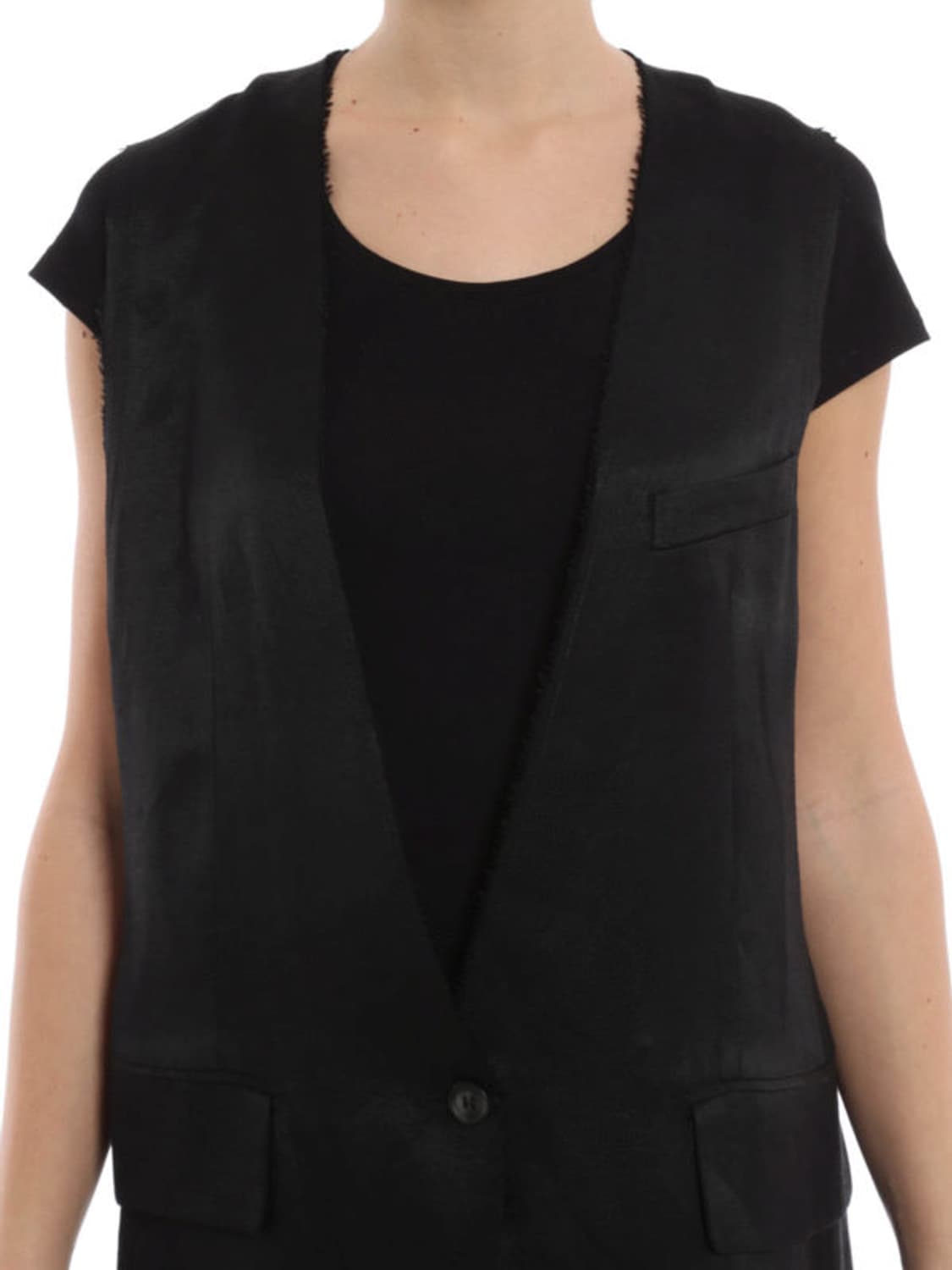 MM6 로우 컷 슬리브리스 숏 코트 상품이미지5