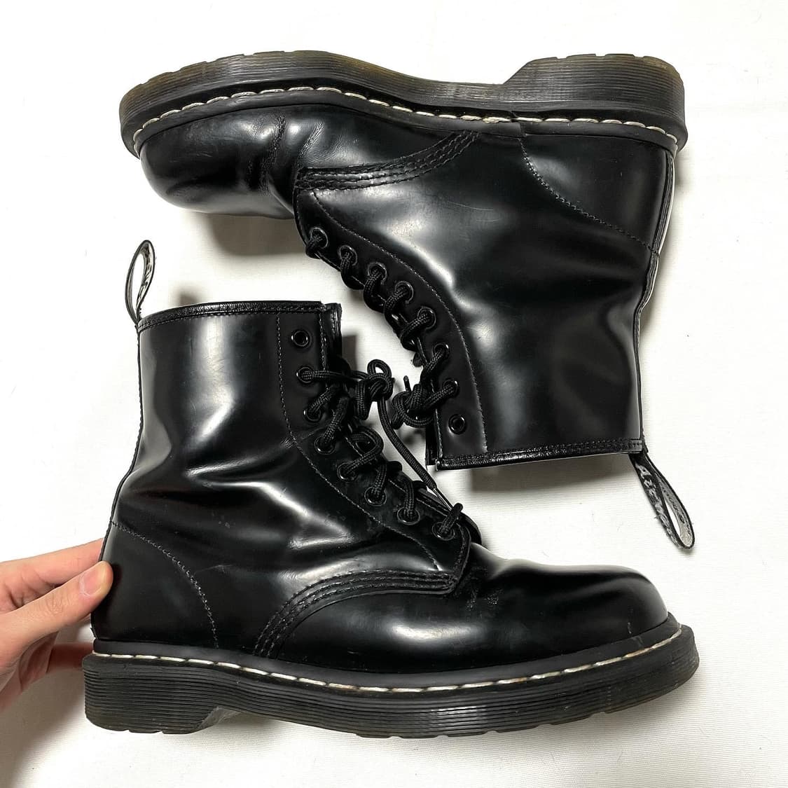 닥터마틴 8홀 화이트 스티치  상품이미지3