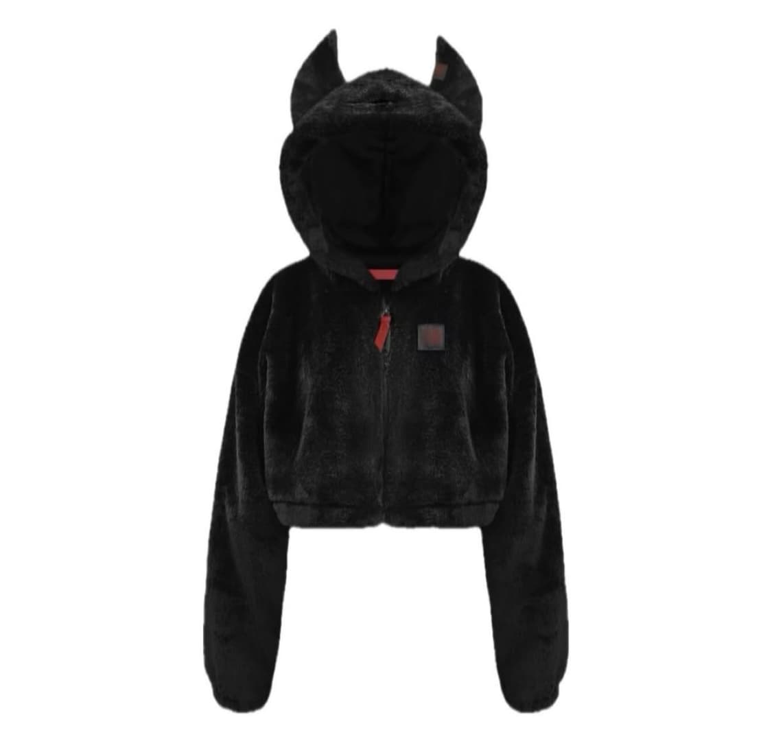 Toh baby devil fur hood zip 상품이미지1