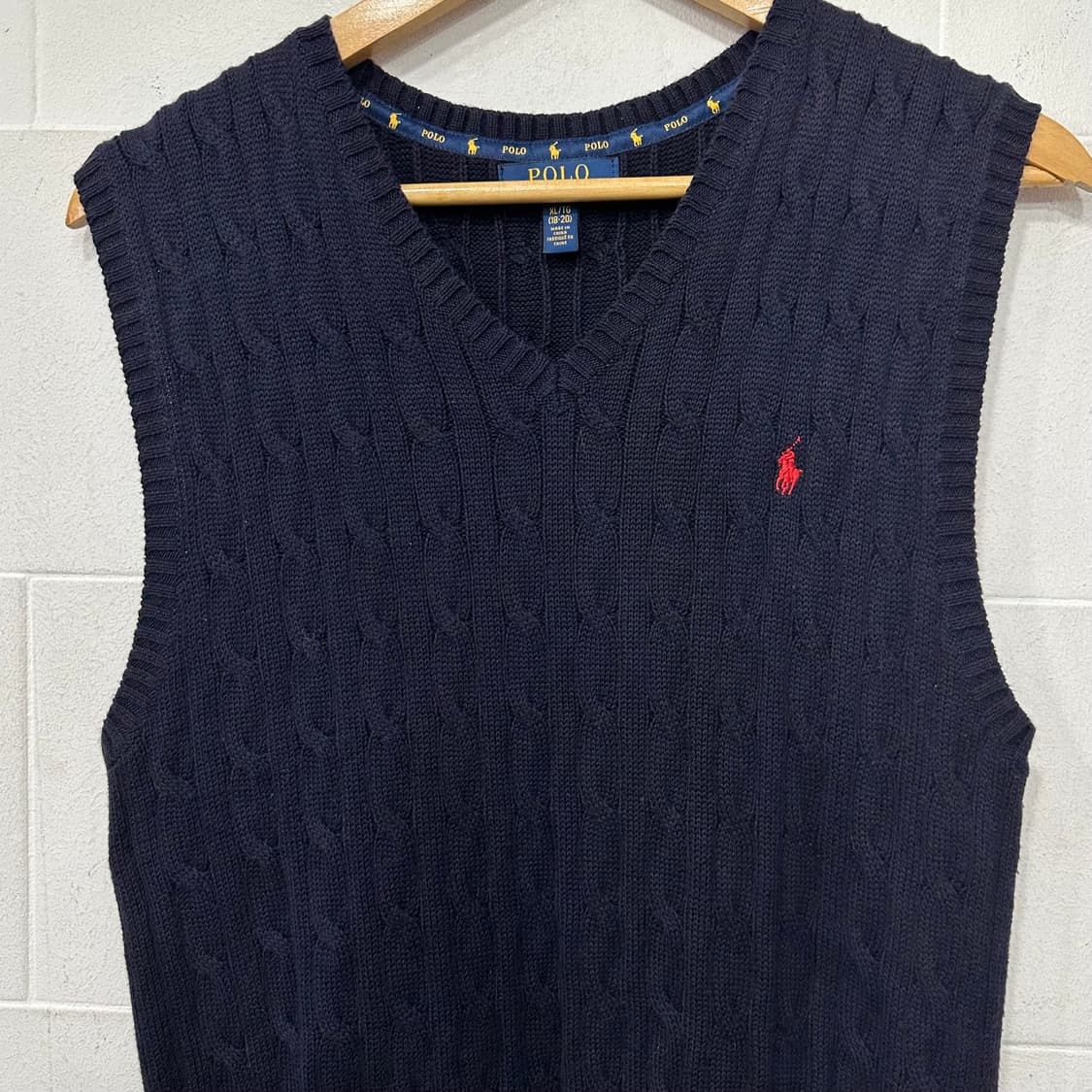 폴로 니트 베스트 상품이미지2