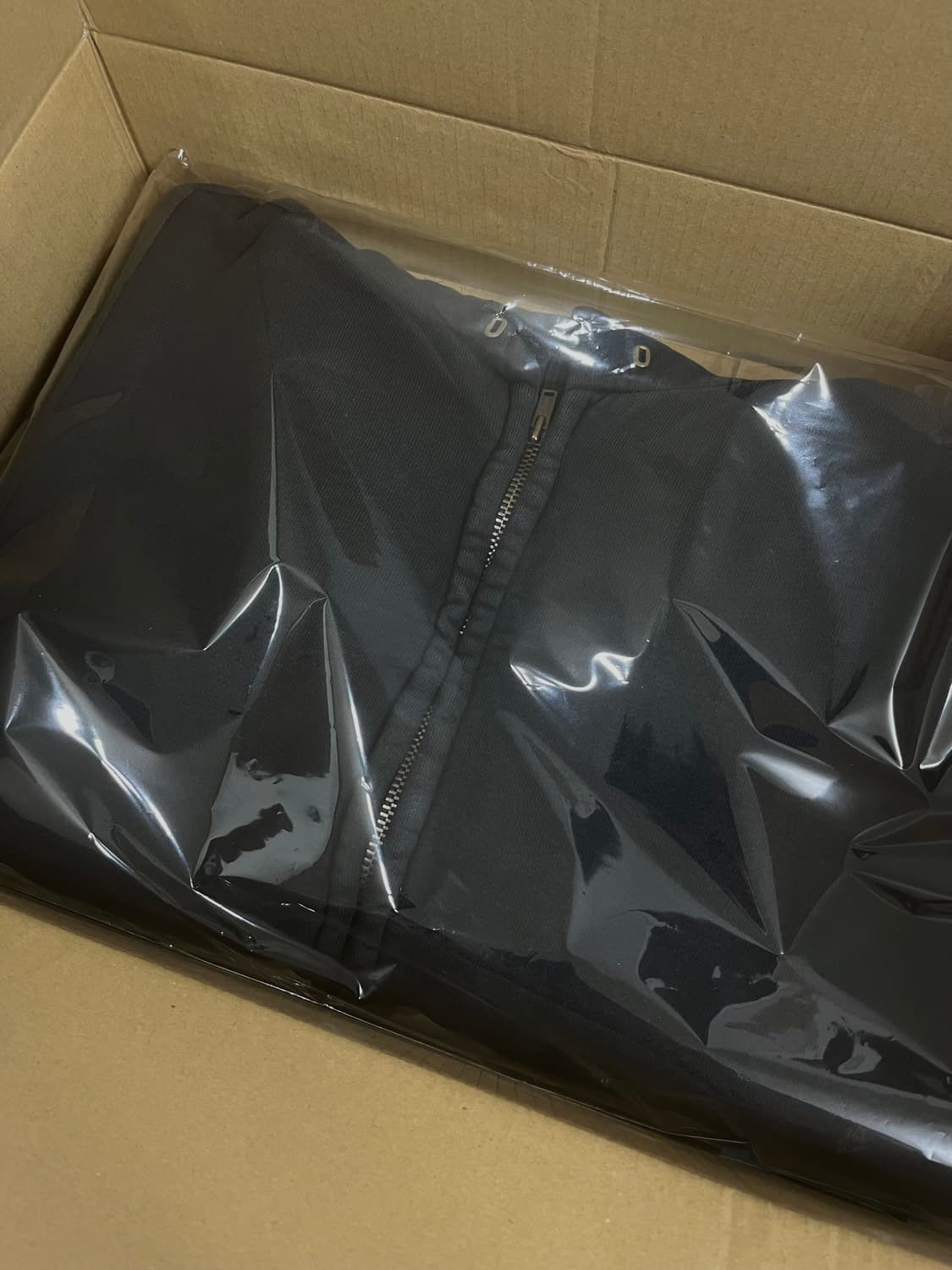 25aw 아프레쎄 빈티지 집업 후드 블랙/2 상품이미지3