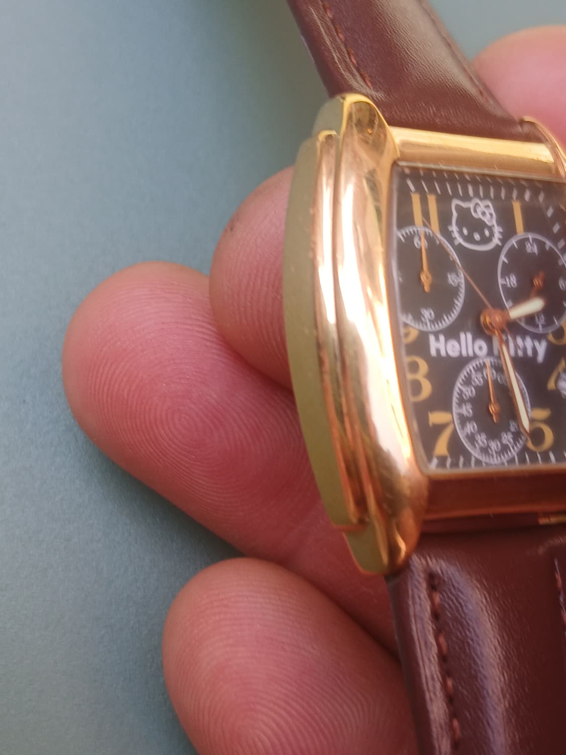 빈티지 산리오 헬로키티 크로노 쿼츠 시계 상품이미지4