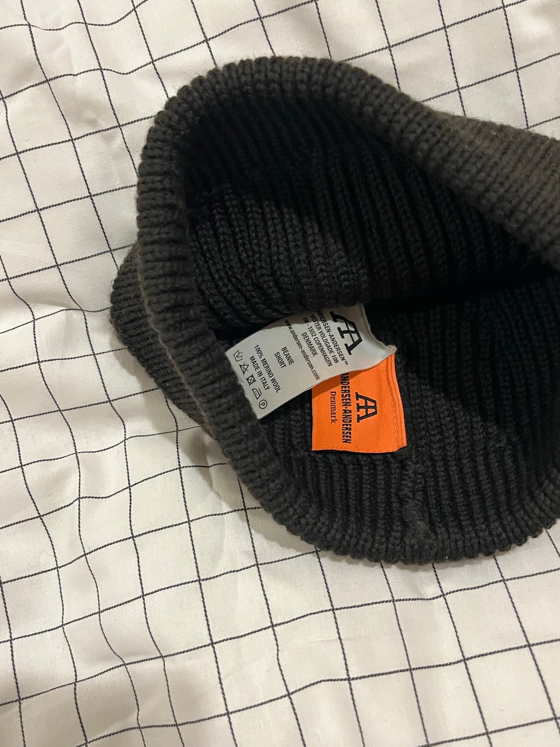 안데르센안데르센 숏비니 어두운 올리브 색상 상품이미지2