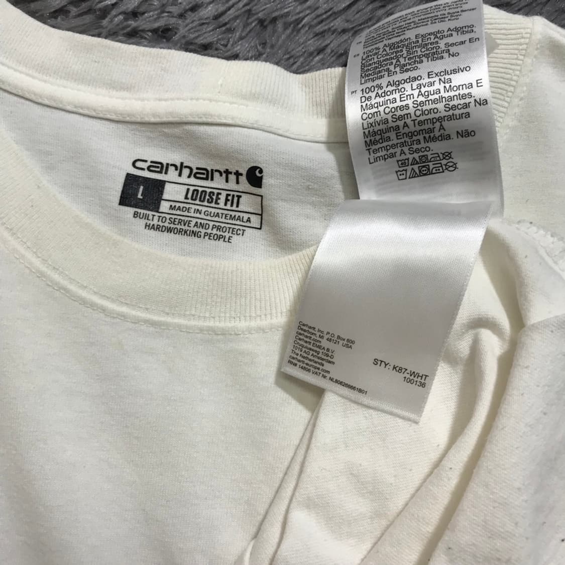 [[L, A급] 칼하트(CARHARTT) 루즈핏 포켓 반팔티셔츠@624 상품이미지6