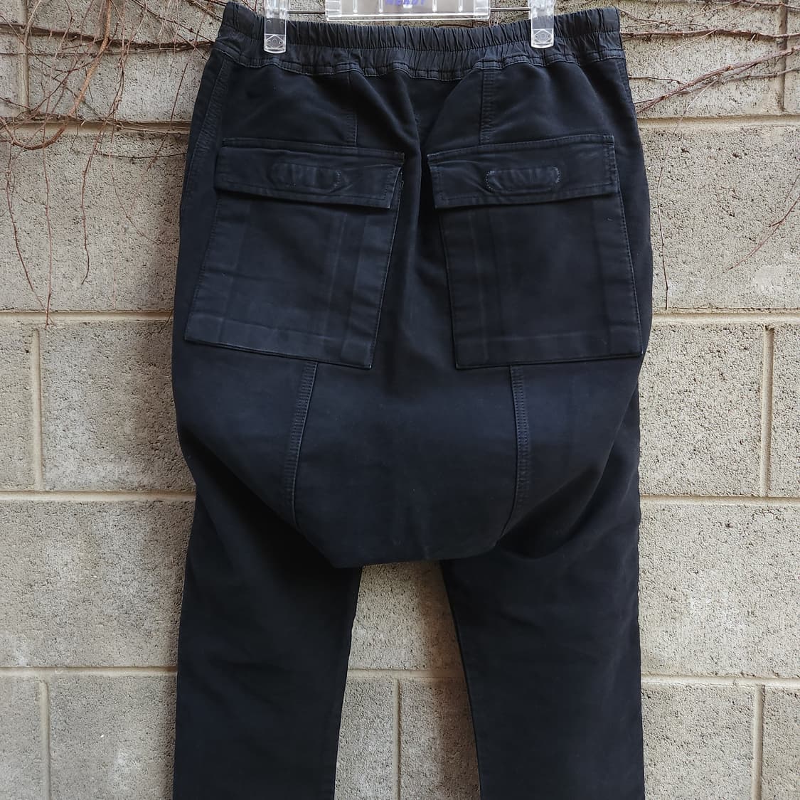 [M] 14fw 릭오웬스 다크쉐도우 배기 물스킨 롱팬츠 MAD 상품이미지3