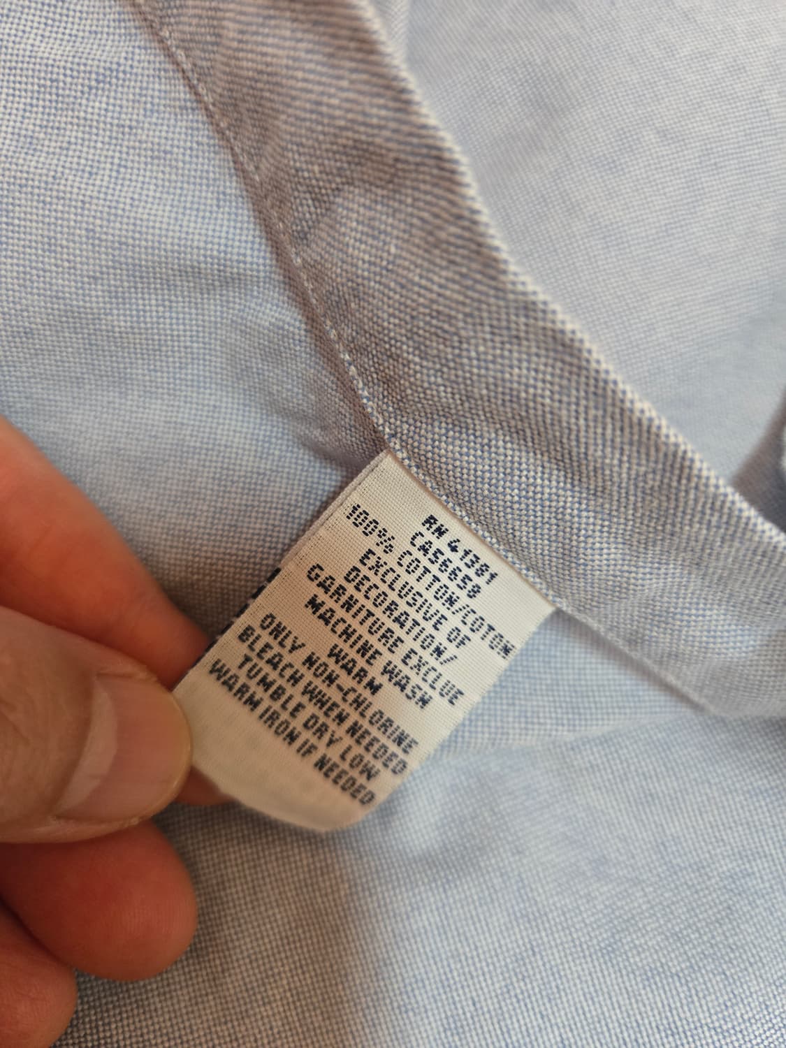 폴로 랄프로렌 옥스포드 블루 셔츠 상품이미지7