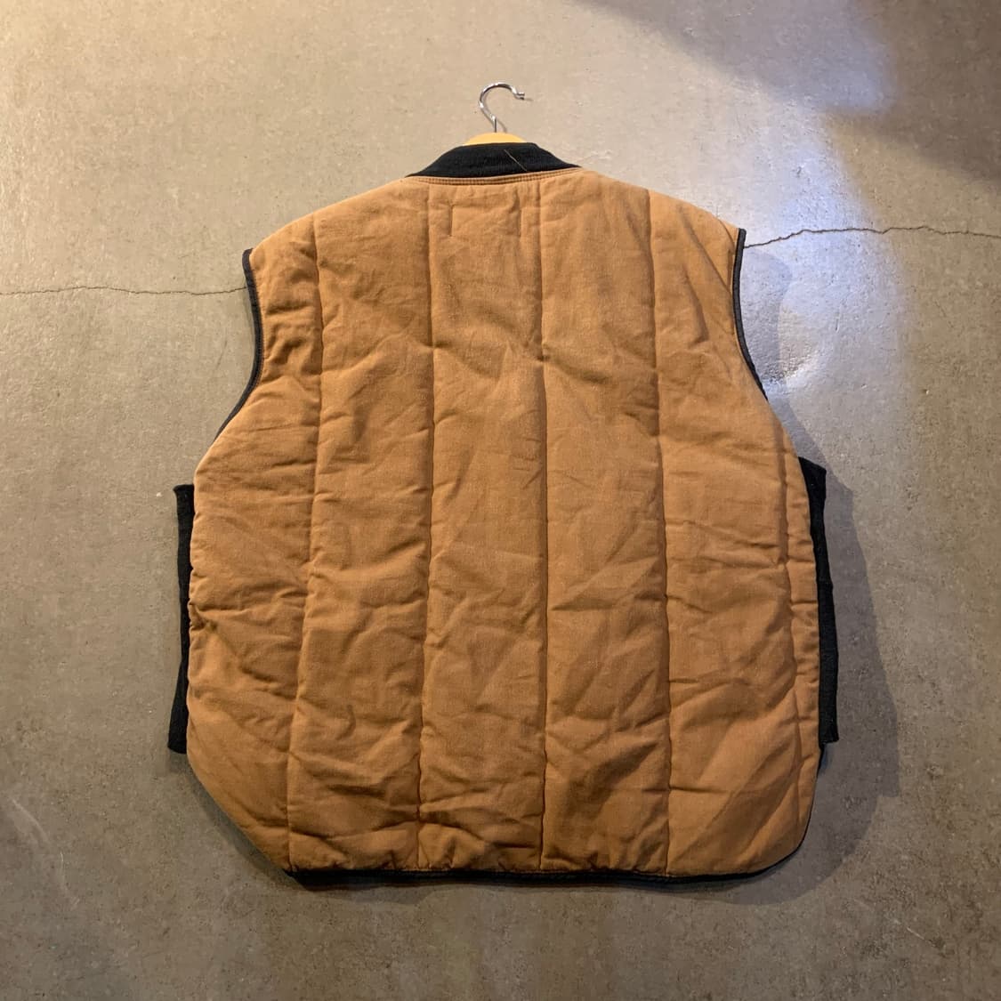 USA RefrigiWear 캔버스 패디드 워크 베스트 XL 브라운 상품이미지5