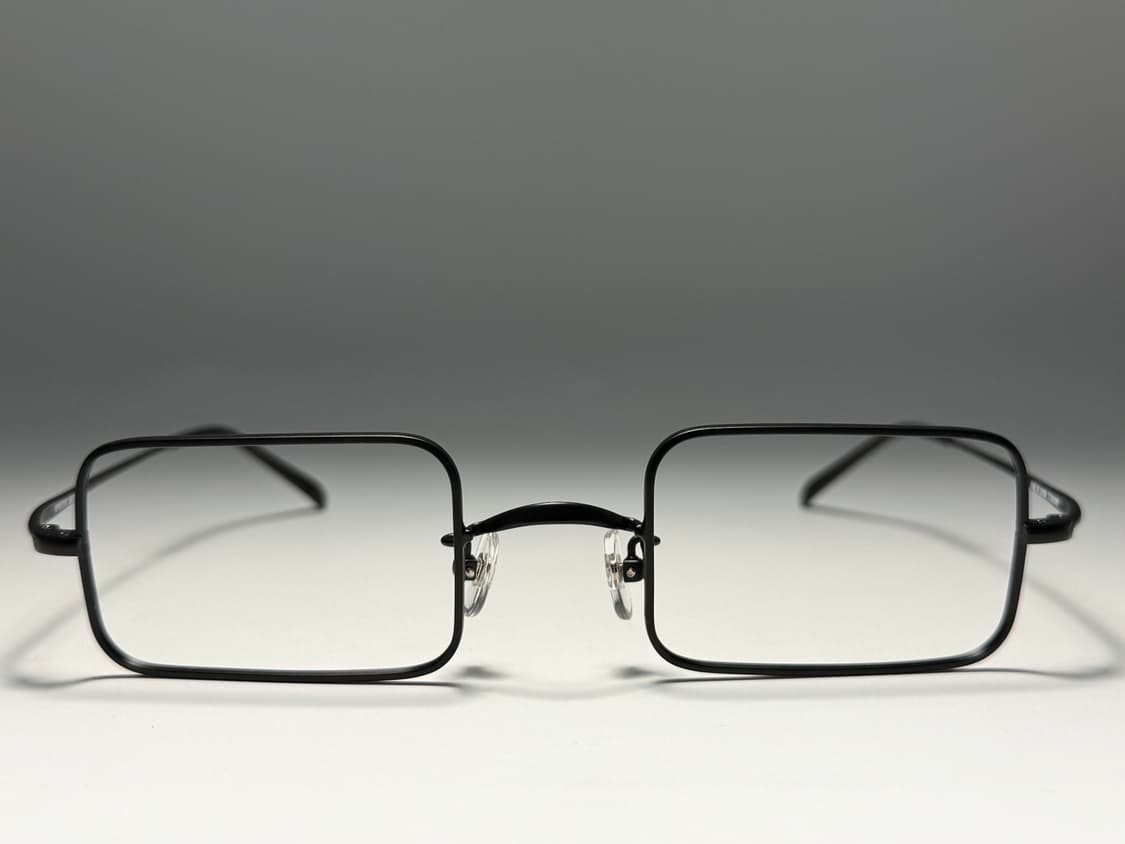 EFFECTOR 이펙터 새들 스퀘어 매트블랙 티타늄 일본제 안경 0104 상품이미지3