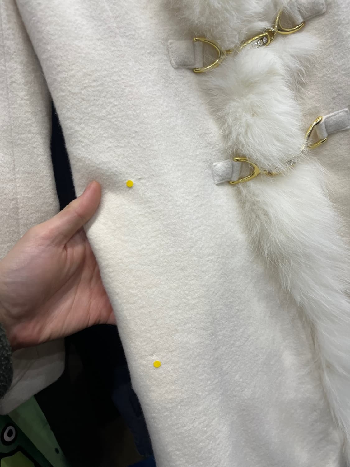 세실맥비 폭스퍼 울 앙고라 갸루 코트  상품이미지8