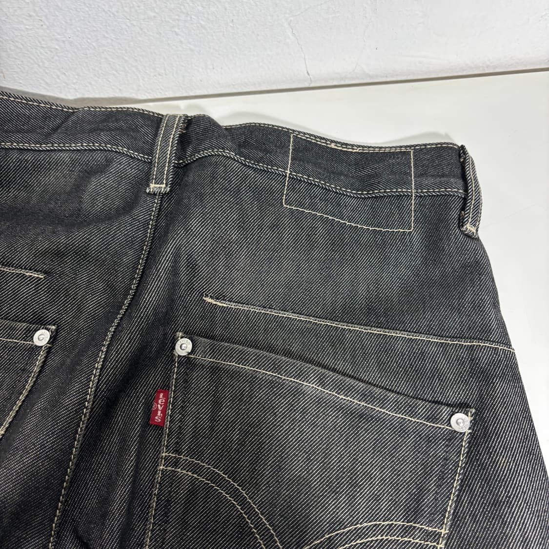 28 S 리바이스엔진 생지 트위스트 데님팬츠 청바지 상품이미지3