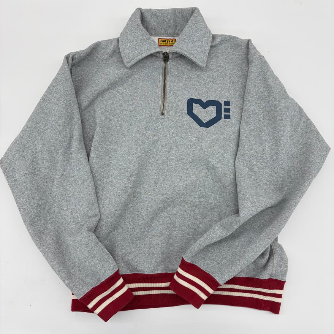 휴먼메이드 하프집업 맨투맨 상품이미지1