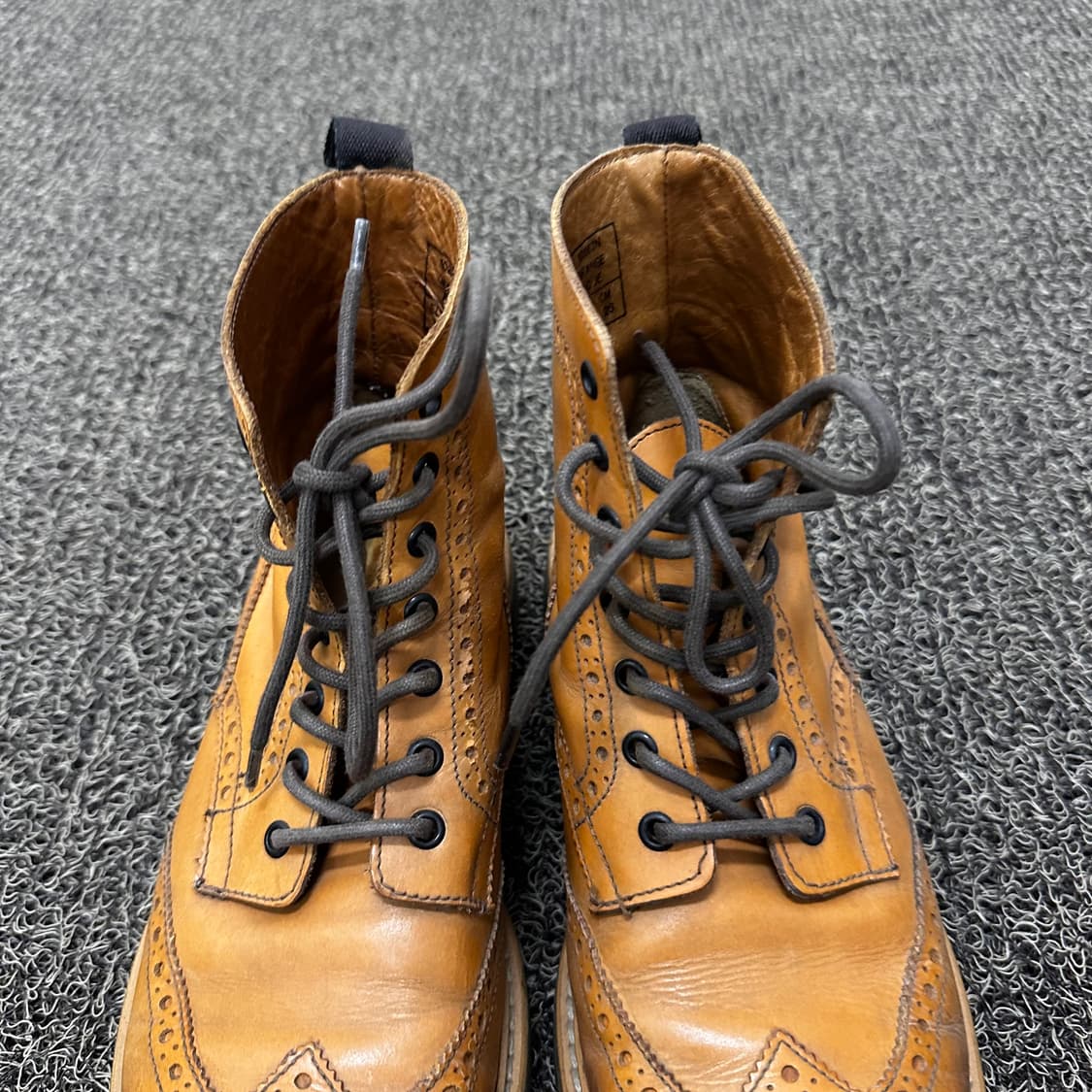 장까를로모렐리 윙팁 브라운 남성 부츠 워커 260 상품이미지2