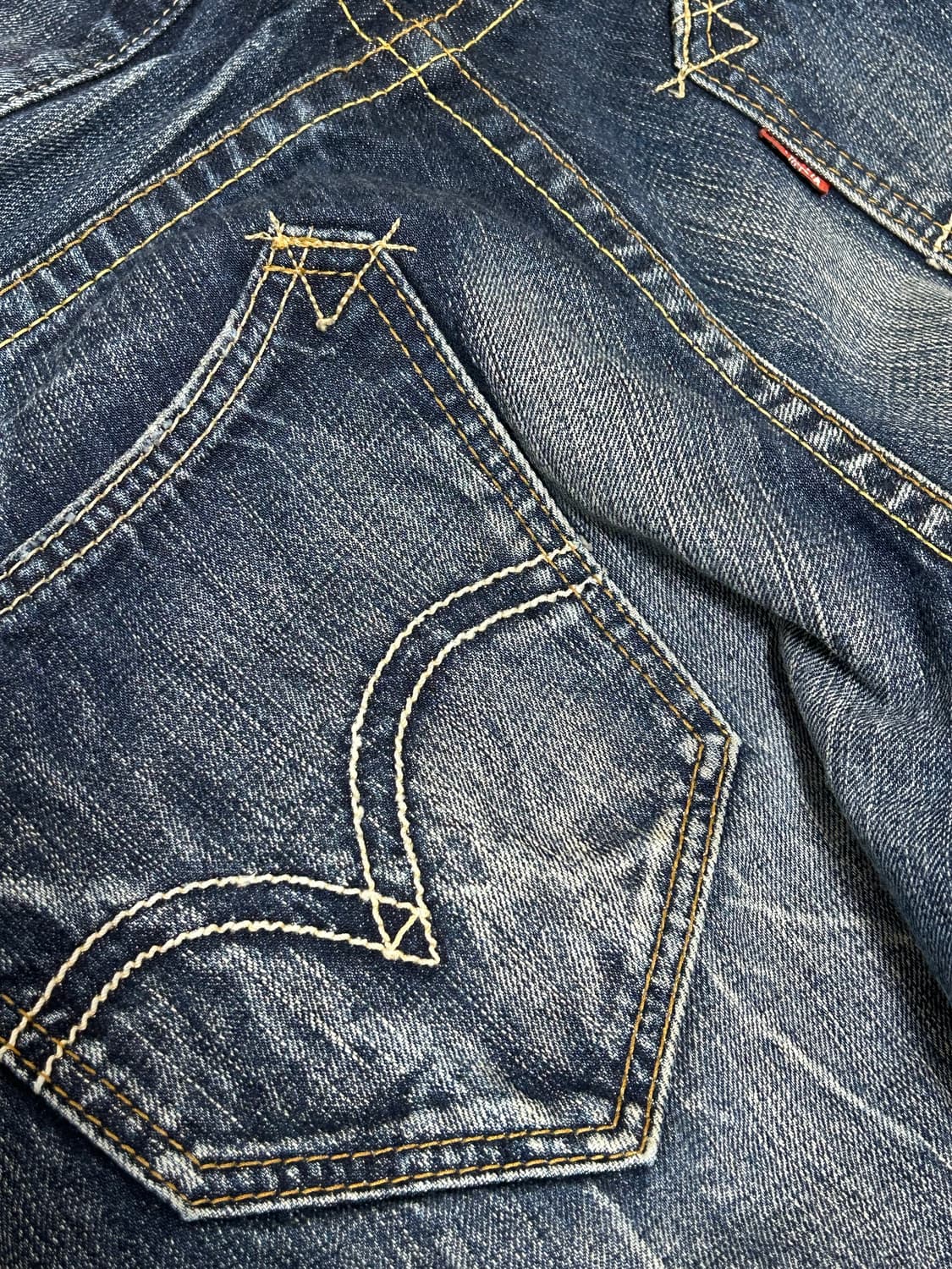 리바이스 503 재팬 블랙 워싱 데님팬츠 W32 L32 상품이미지4