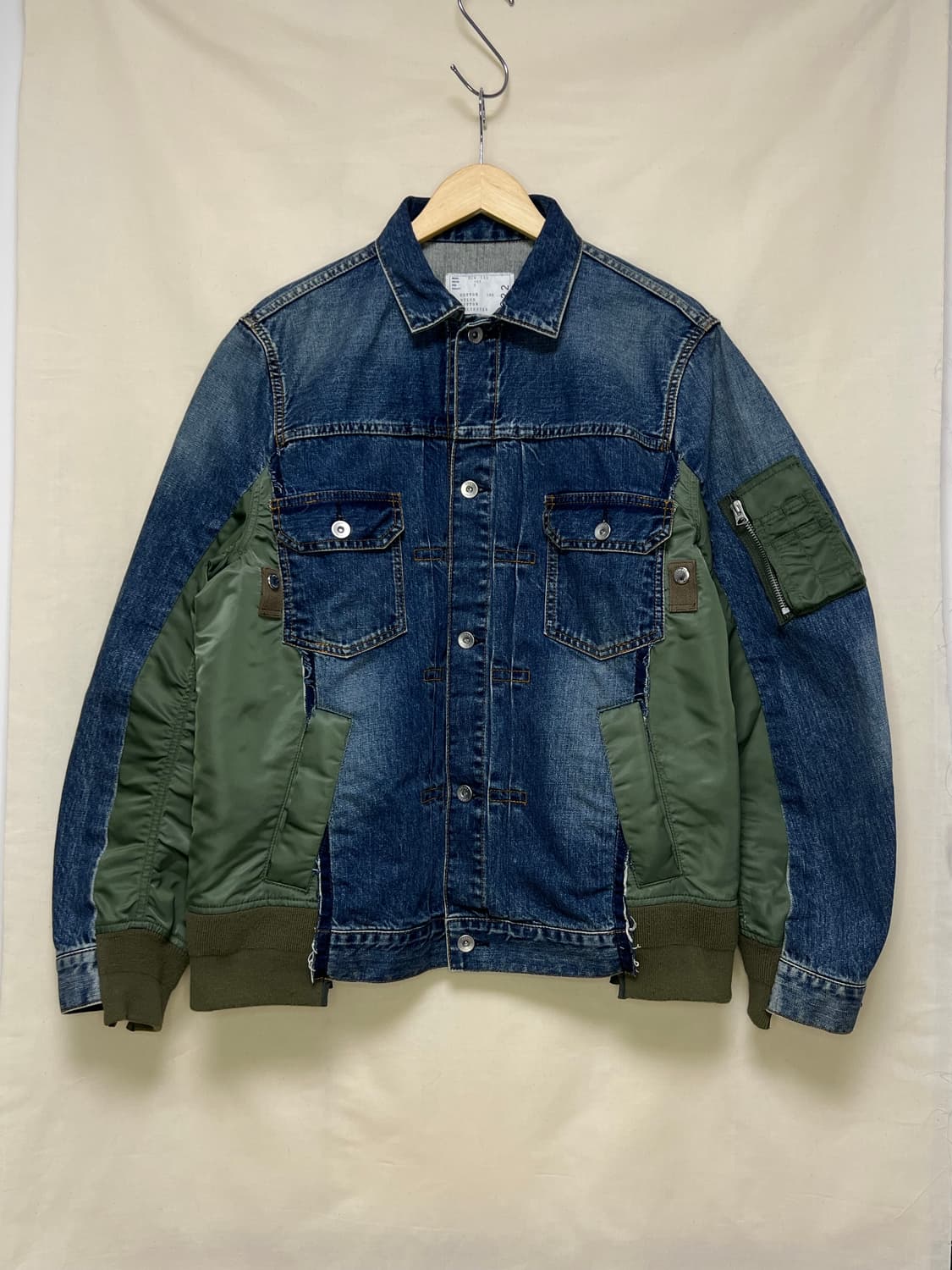 사카이 데님 SACAI denim  ma-1 상품이미지1