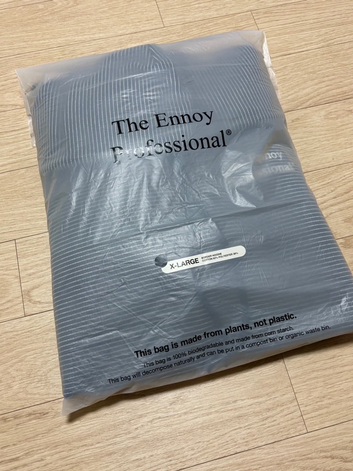 엔노이 ENNOY 24aw Border Hoodie Sweat XL 상품이미지10