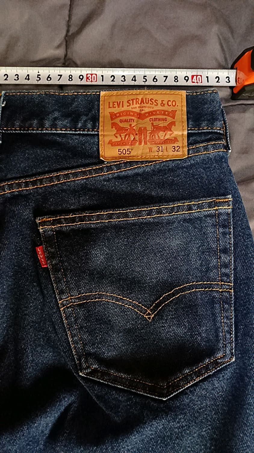 리바이스 505 청바지 실측32인치 기장101 상품이미지6