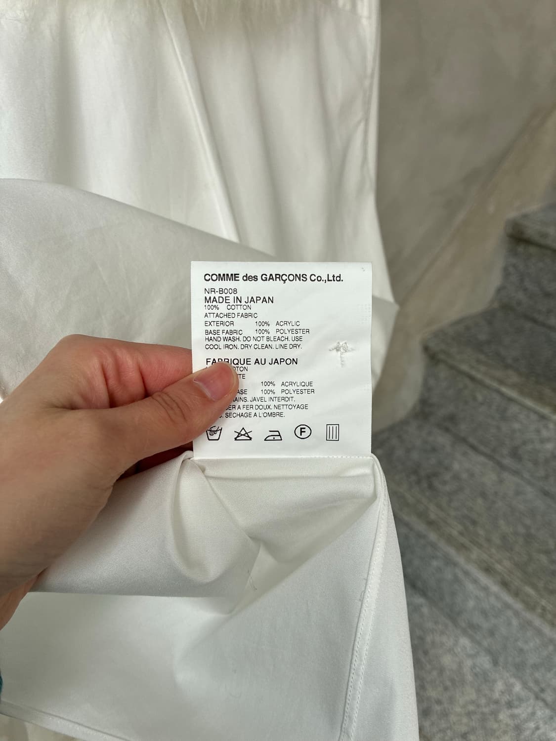 꼼데가르송 걸 퍼 카라 셔츠 상품이미지10