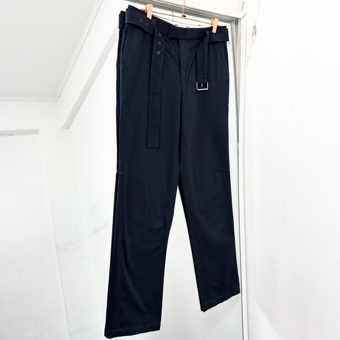 JW 앤더슨 벨티드 코튼 팬츠 상품이미지4