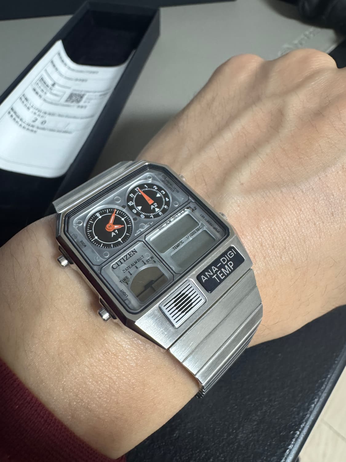 시티즌 아나디지템프 빔즈 스켈레톤 상품이미지3