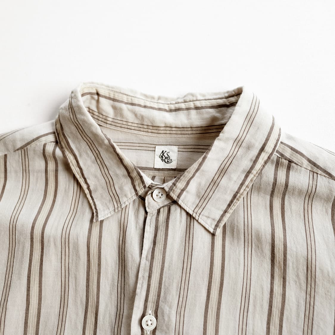 캡틴선샤인 슈퍼라이트 레귤러 칼라셔츠 40(105)사이즈 상품이미지4