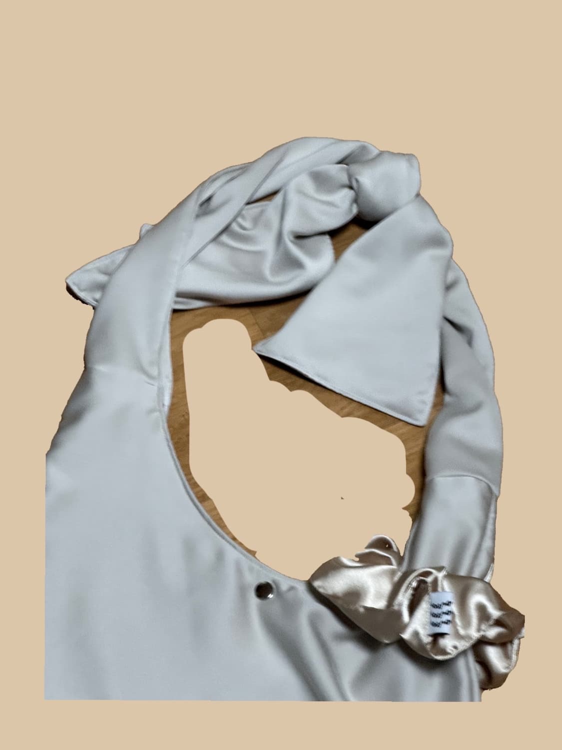 씨씨씨프로젝크 새틴크로스바디백 베이지골드 상품이미지9