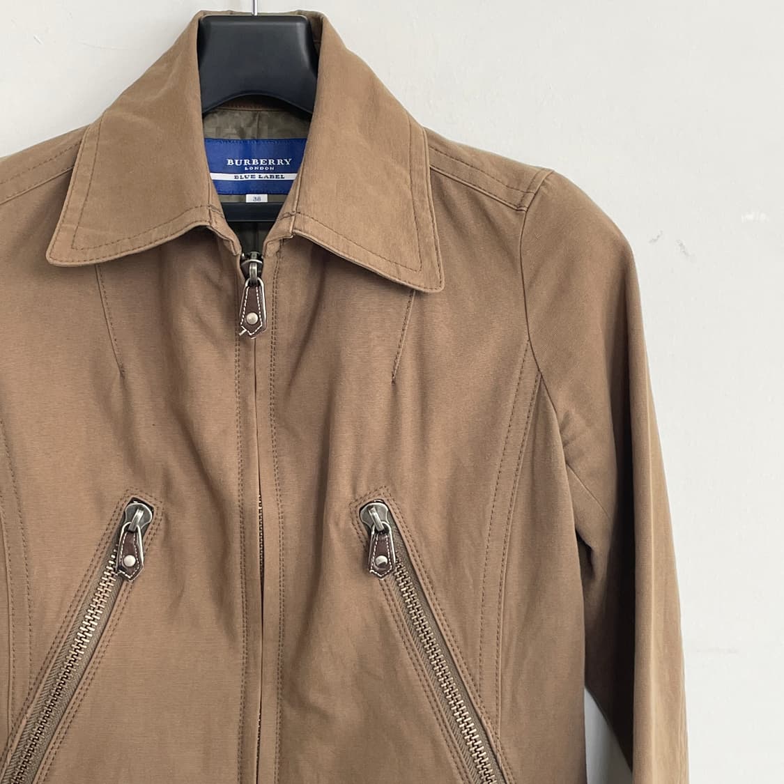 버버리 유틸리티 코튼 블루종 슬림 핏 바이커 셸 헤리티지 라이더  Y2K 상품이미지2