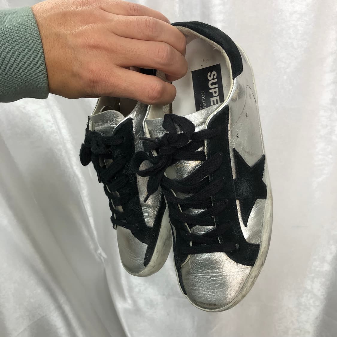 골든구스 실버탭 스니커즈 사이즈35 225-230  상품이미지6