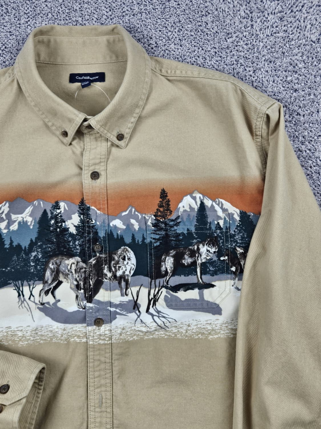 CROFT&BARROW 캔버스 버튼다운 셔츠 ( XL ) / 10338 상품이미지6