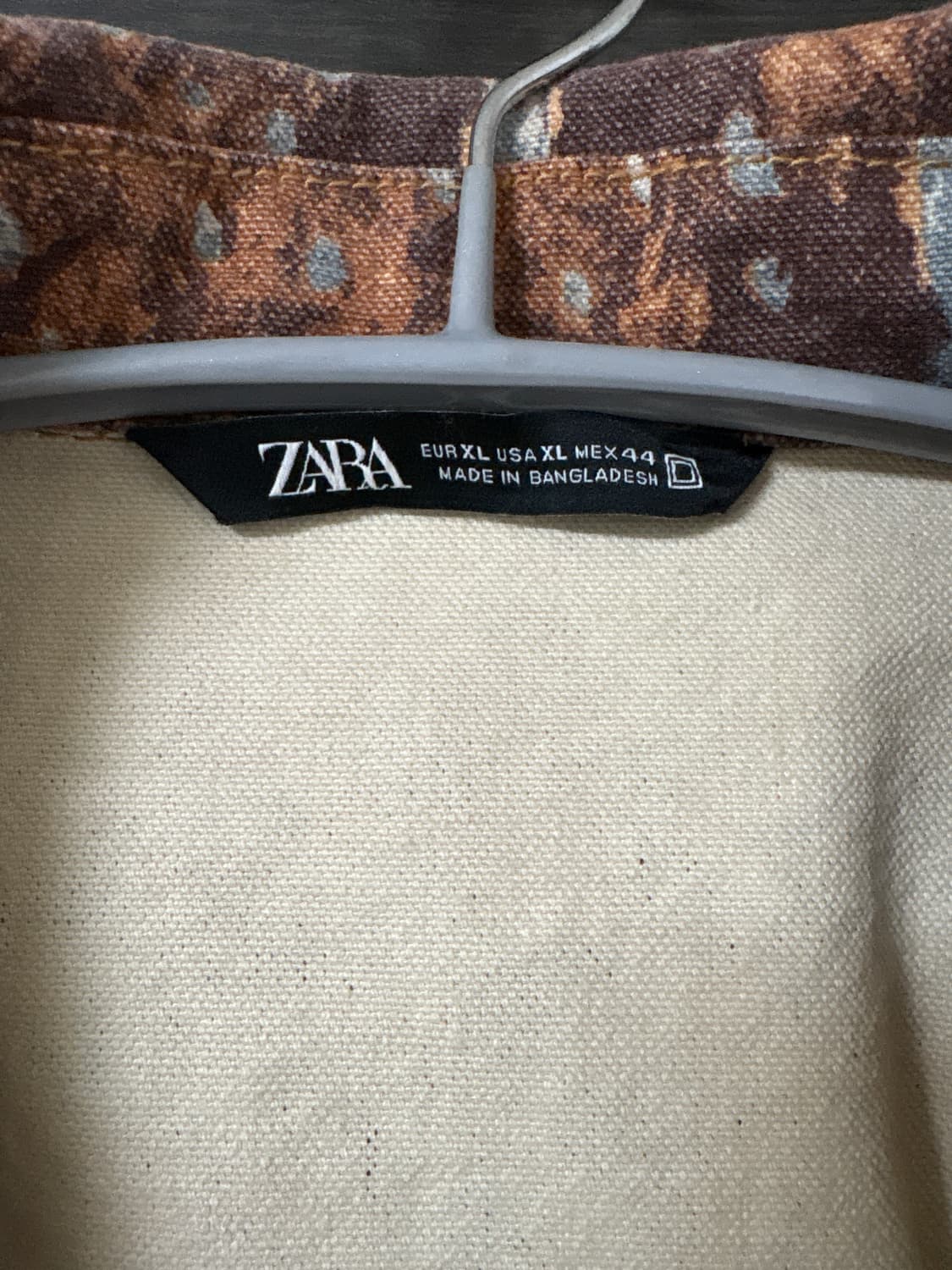 XL - 자라 박시핏 브라운 오버셔츠 자켓 상품이미지5