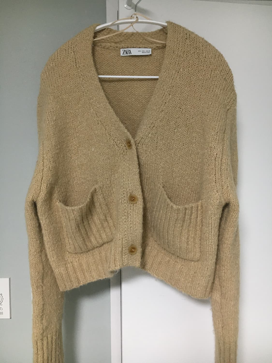 자라 크롭 가디건 L 상품이미지1