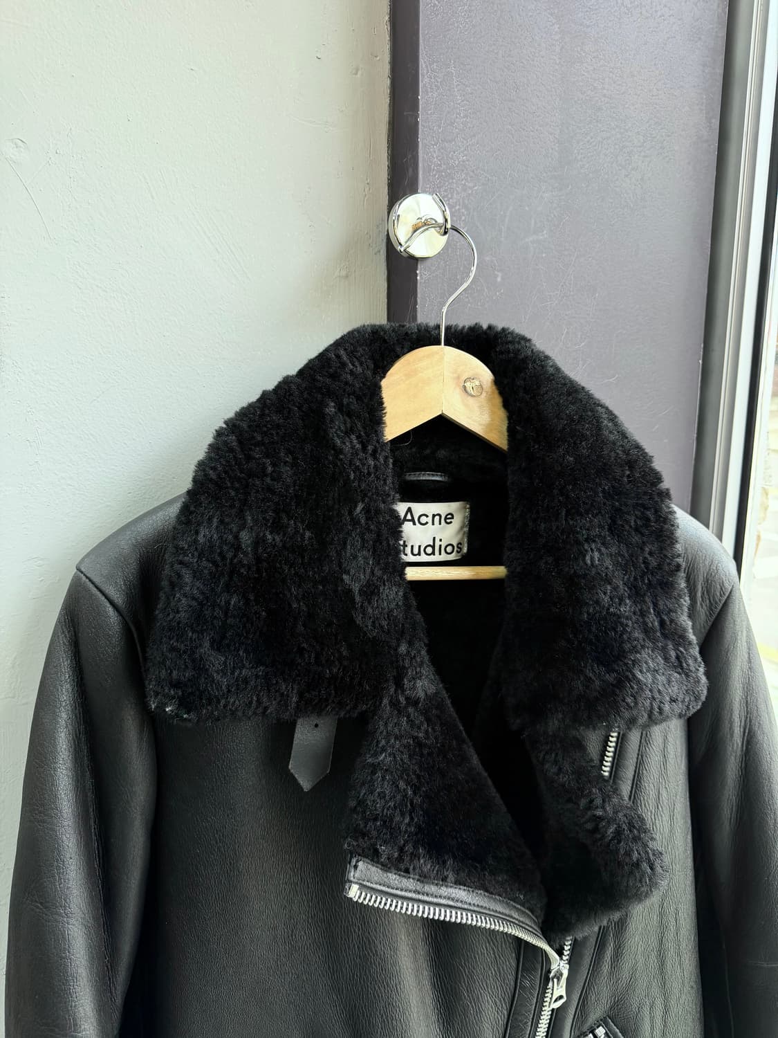 36/ 아크네스튜디오 램스킨 시어링 벨로시티 무스탕 상품이미지3