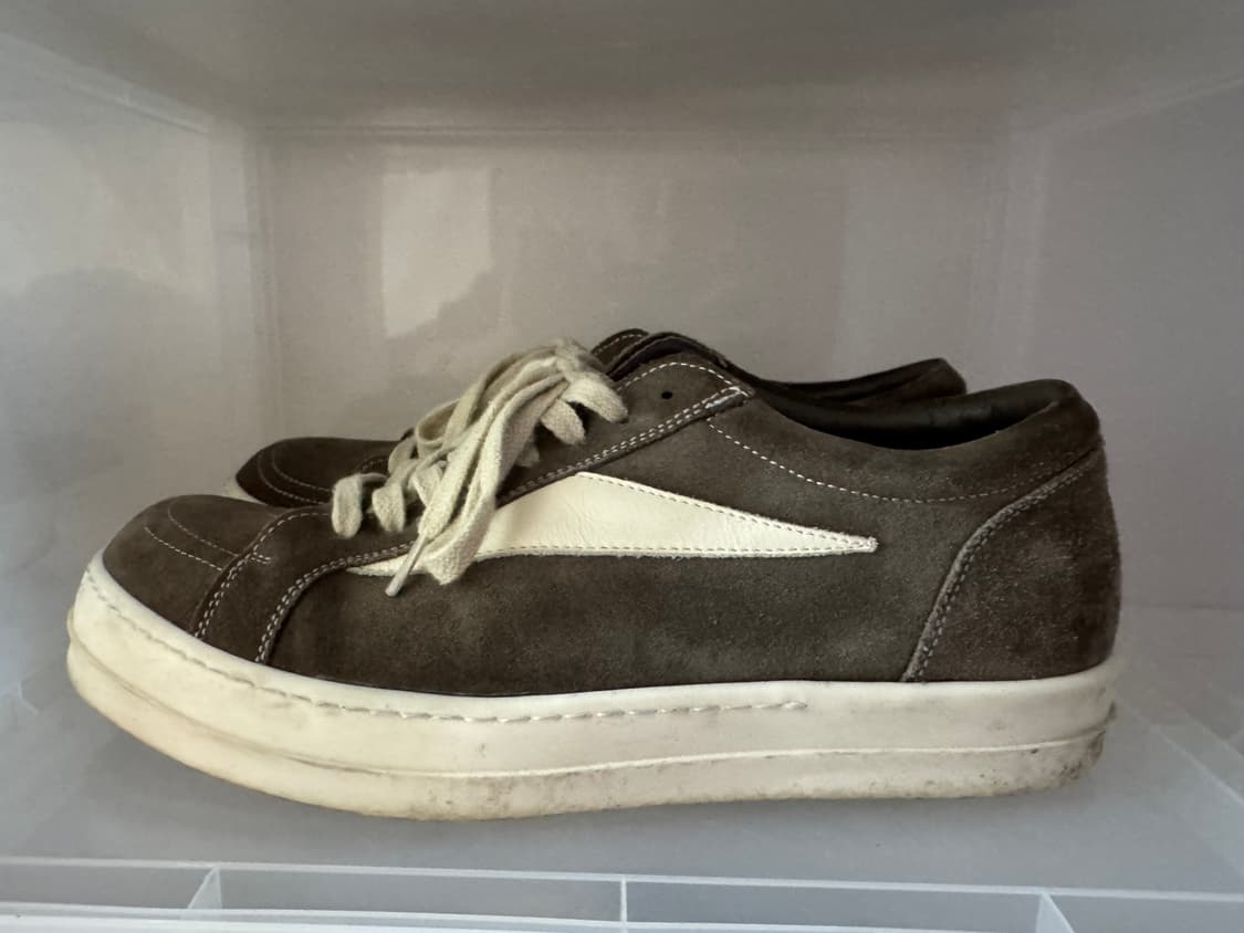 41 릭오웬스 릭반스 빈티지 더스트 브라운 스웨이드 상품이미지1