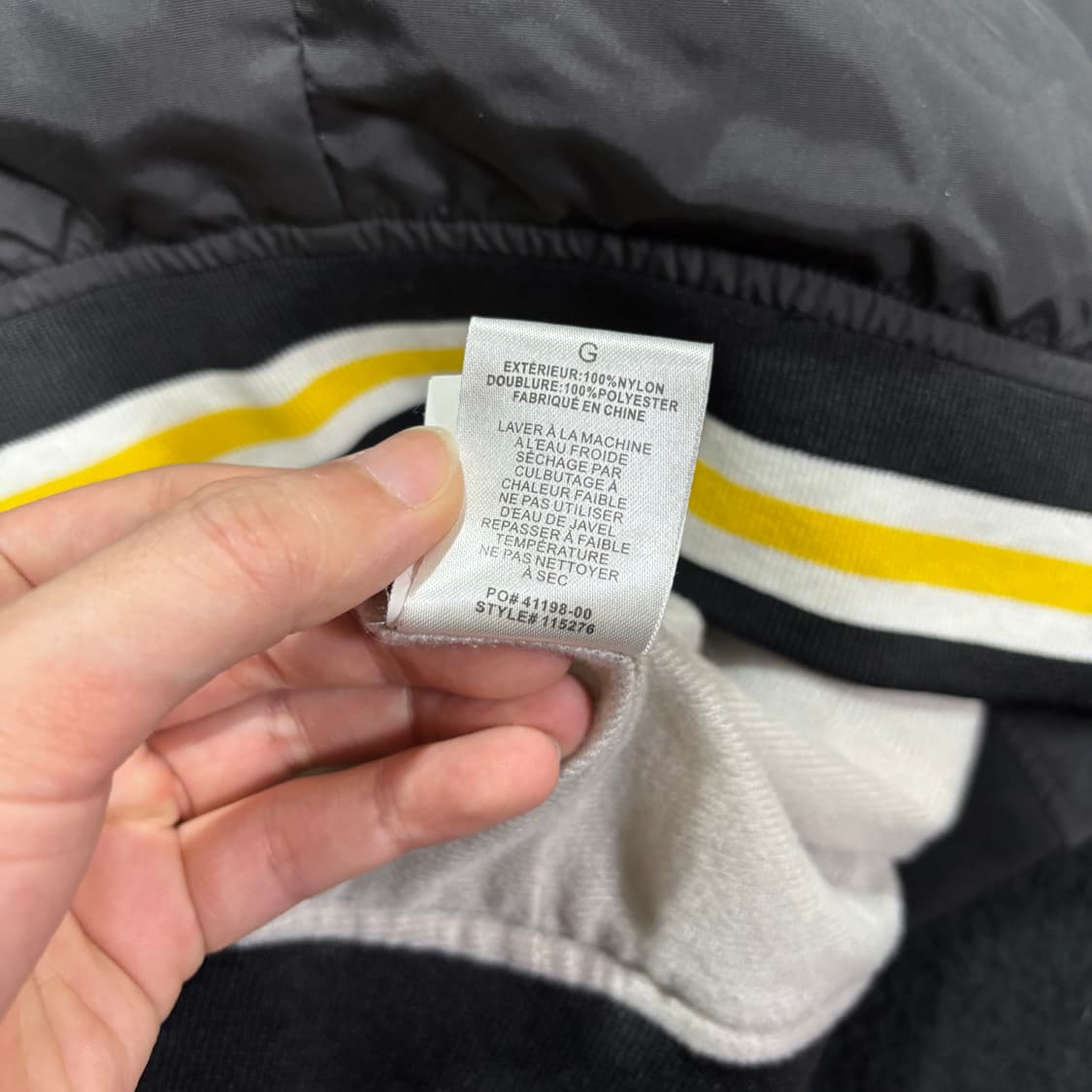 L 스투시 블랙 SS 링크 나일론 스타디움 바시티자켓 상품이미지10