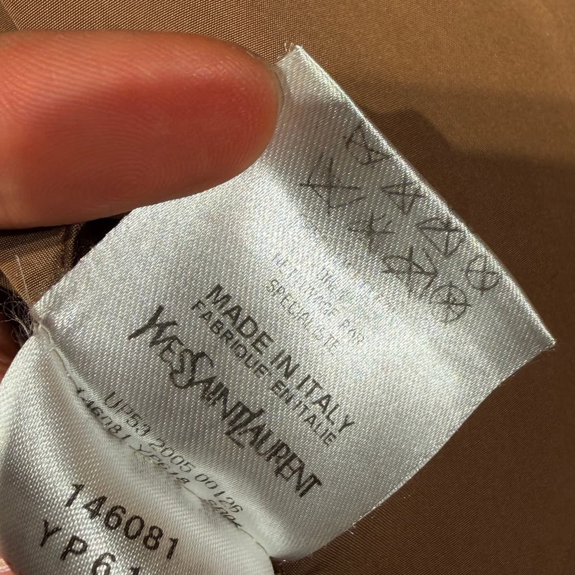 YSL 입생로랑 이태리 나일론 라이더 자켓 L 상품이미지4