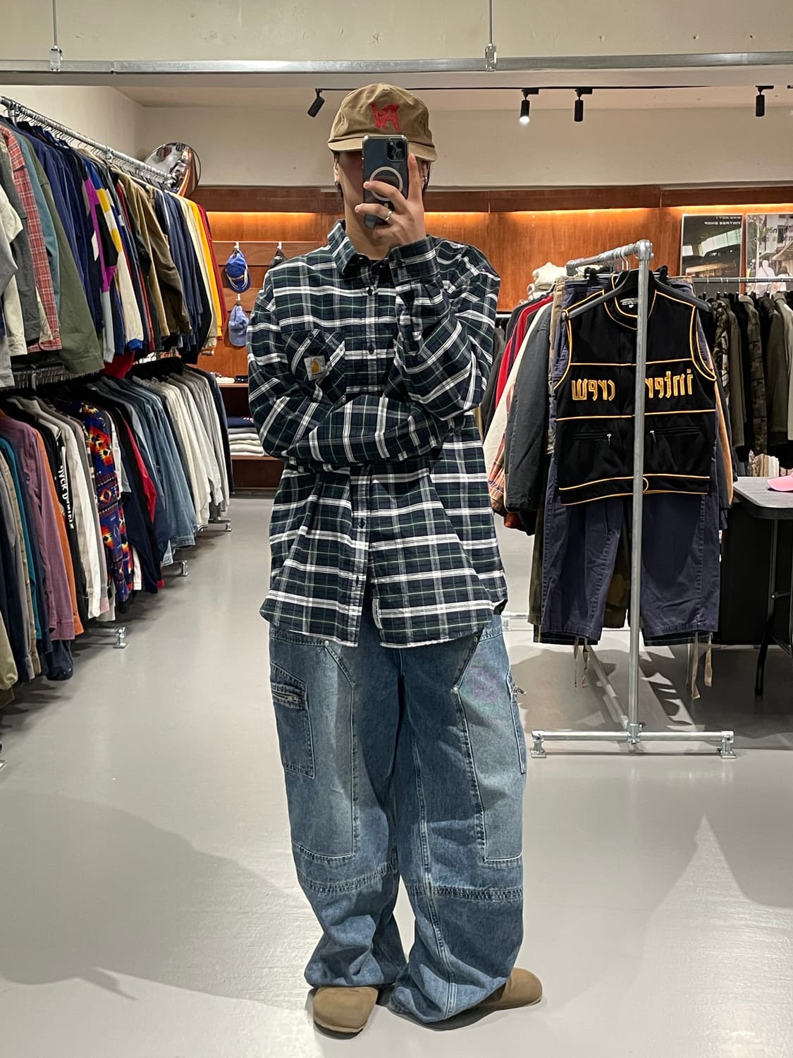 칼하트 체크 셔츠  상품이미지6