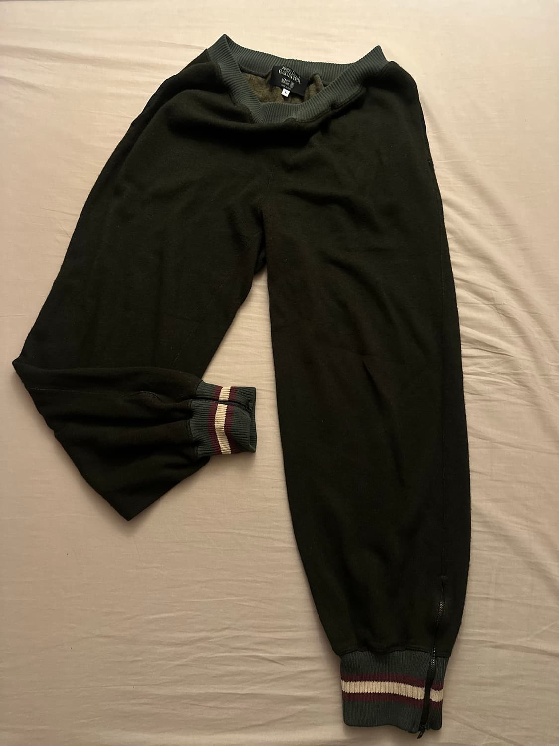 L) Jean Paul Gaultier wool track pants 상품이미지1