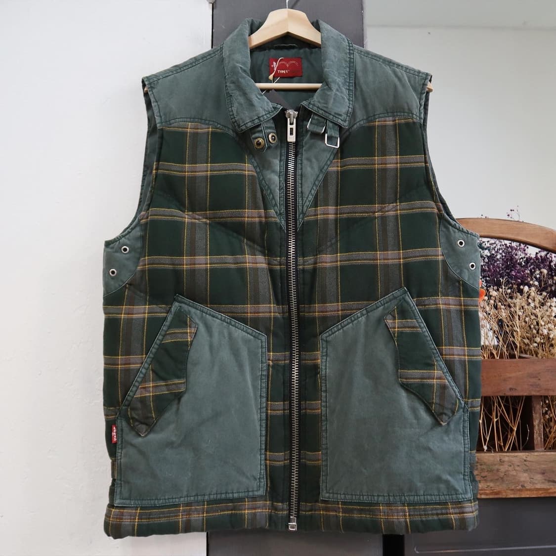 리바이스 덕다운 패딩 베스트 상품이미지1