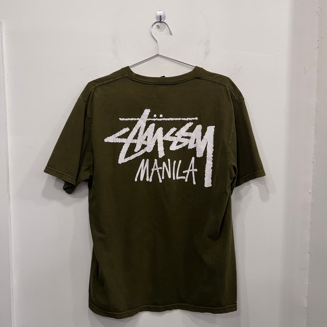 스투시 마닐라라인 나염 코튼 반팔티 상품이미지5