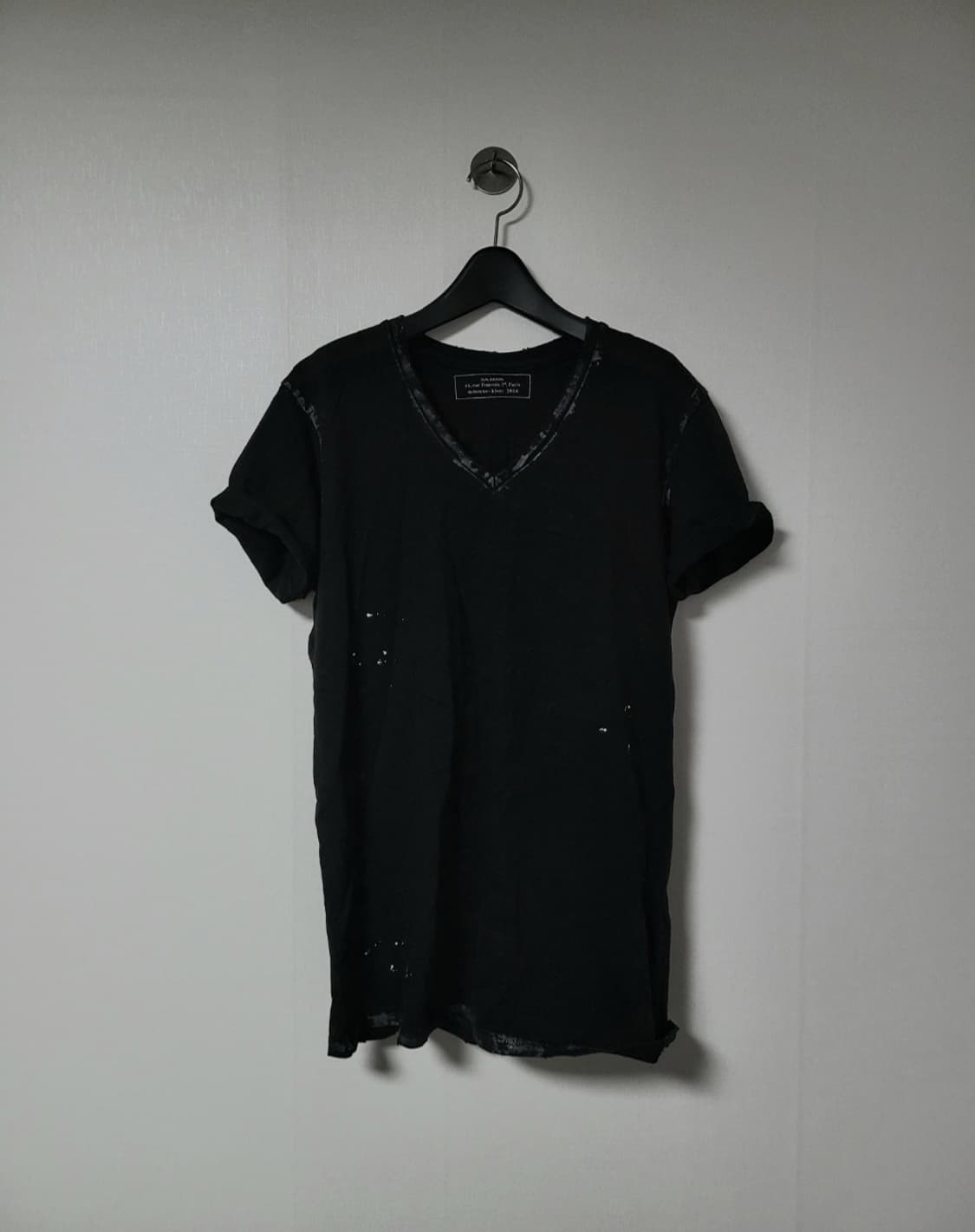 Balmain 디스트레스드 페인팅 티셔츠 상품이미지1