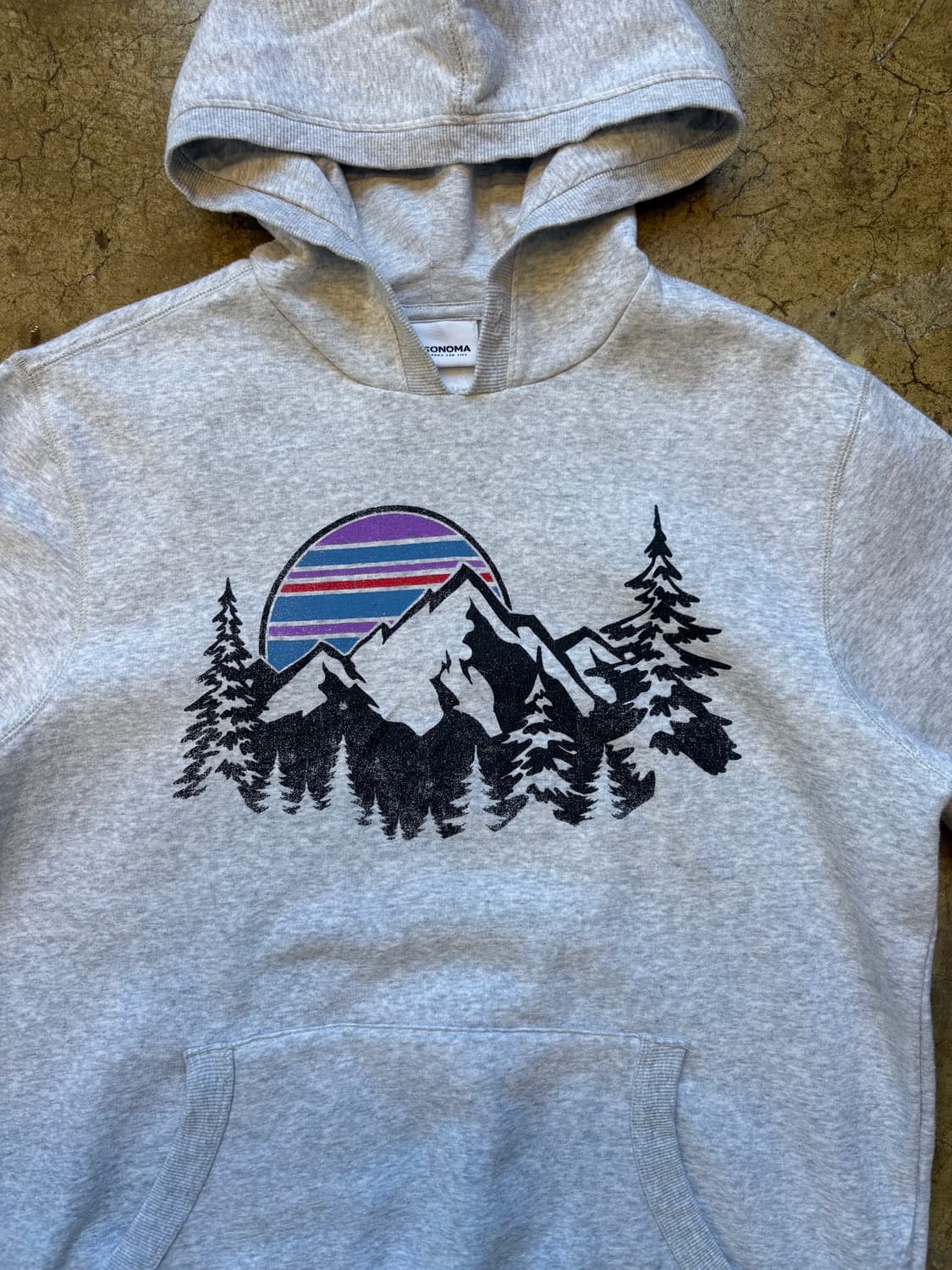 SONOMA 멜란지 그레이 후디 상품이미지2