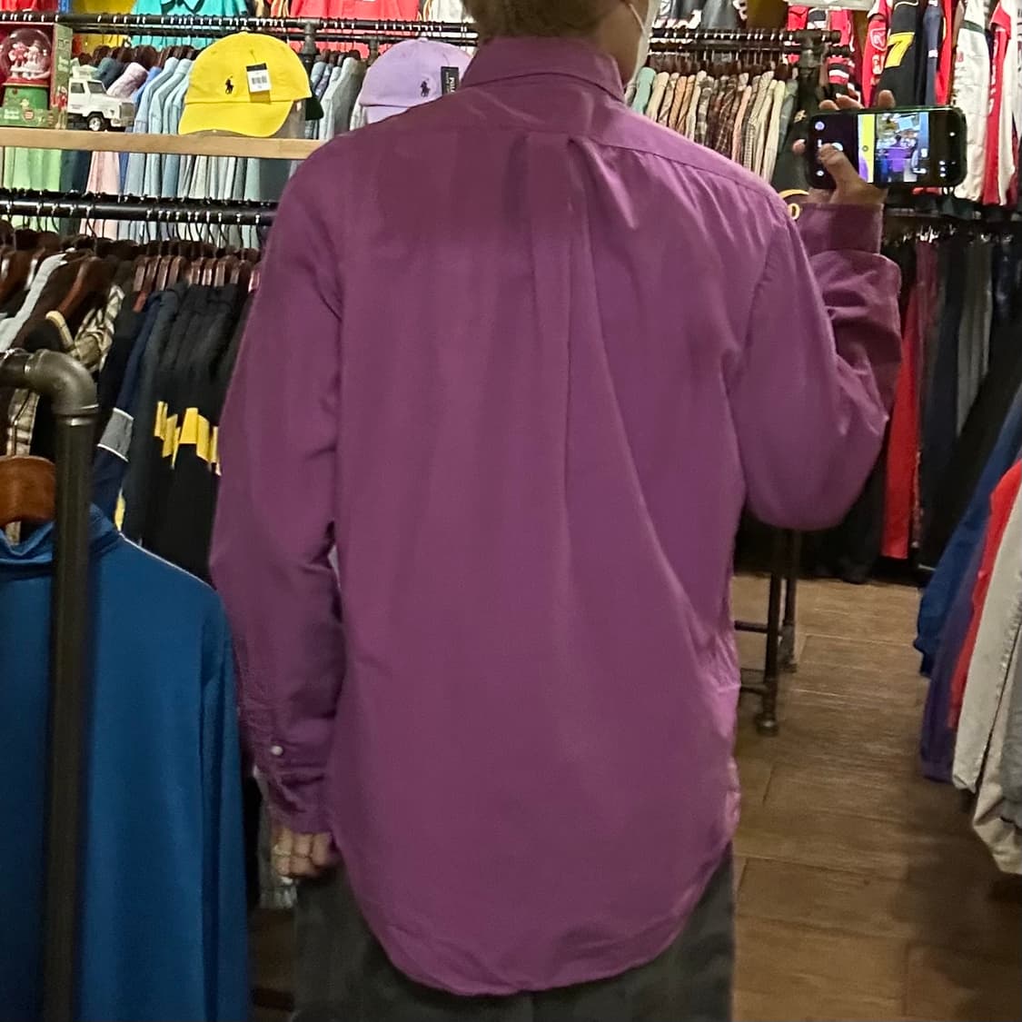 [HI] 폴로 랄프로렌 셔츠 퍼플 상품이미지5