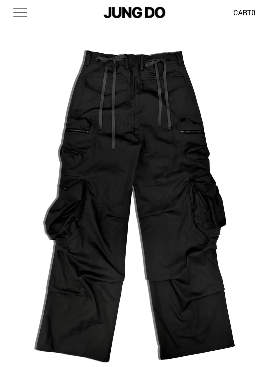 [Black] Jungdo YETI CARGO PANTS 상품이미지3