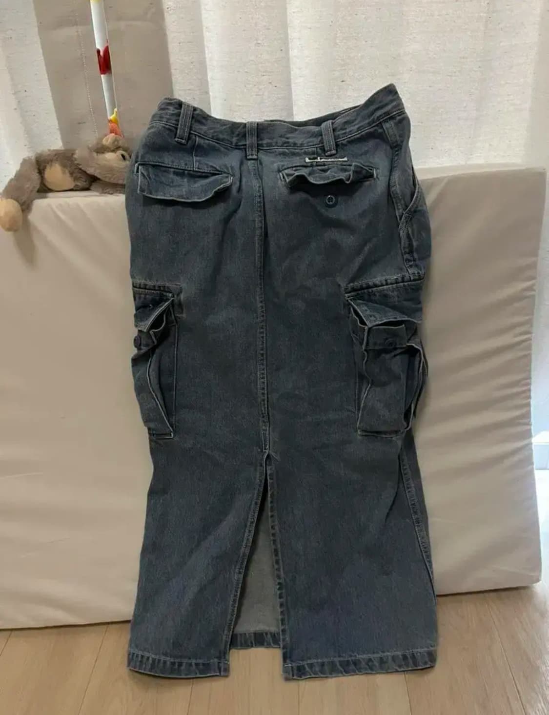 bape 베이프 레이디즈 데님 6 포켓 스커트 상품이미지3