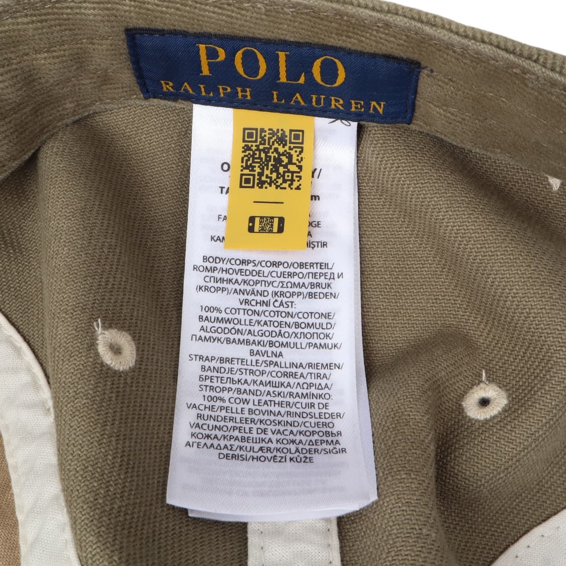 폴로 랄프로렌 워시 트윌 볼캡 상품이미지9