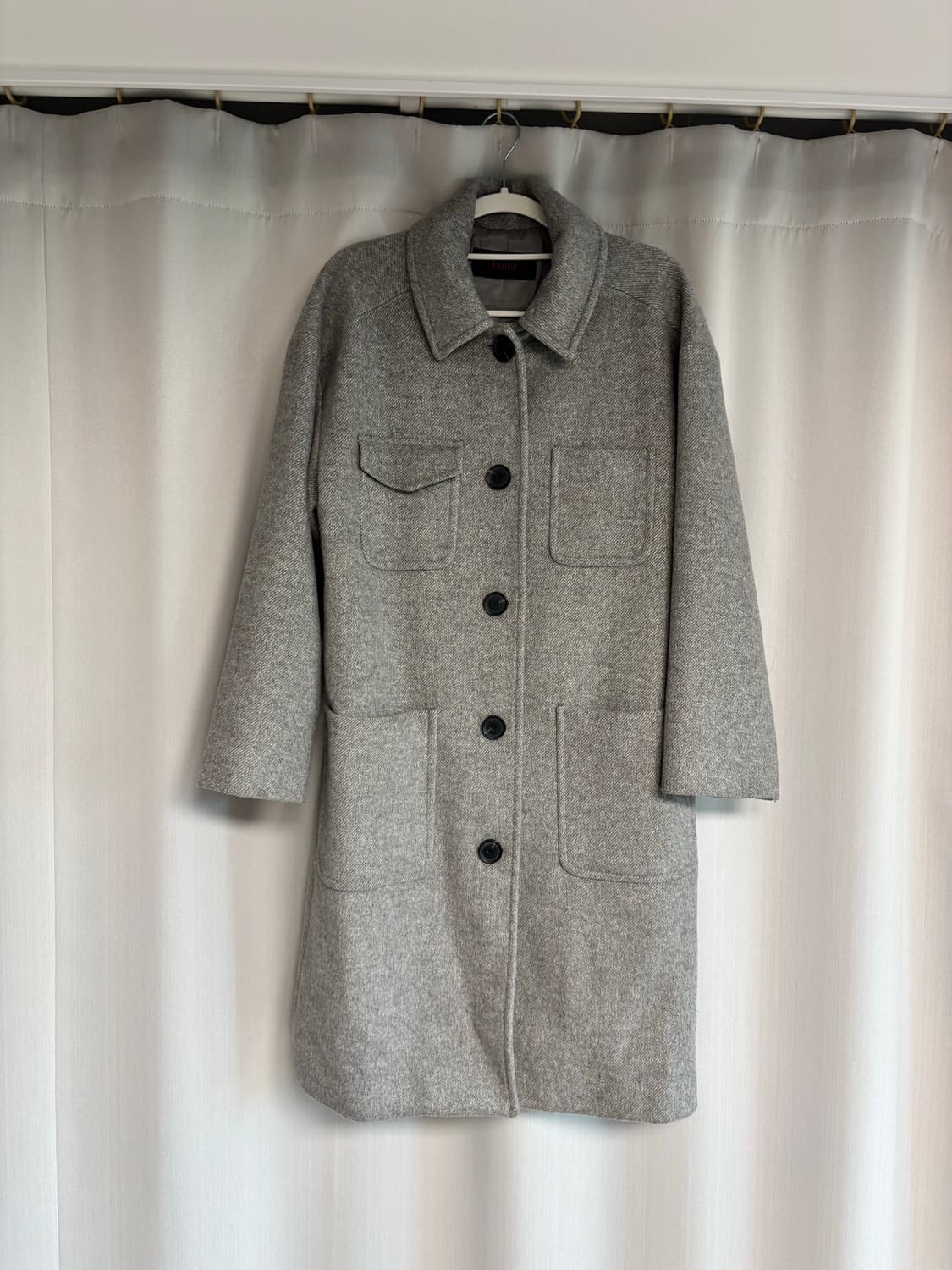 SOUP 롱 코트 회색 숩 코트 그레이 상품이미지1